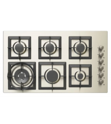 سطح 90سم 6 عين غاز شبك منفصل هيفي ديوتي – مفاتيح جانبية